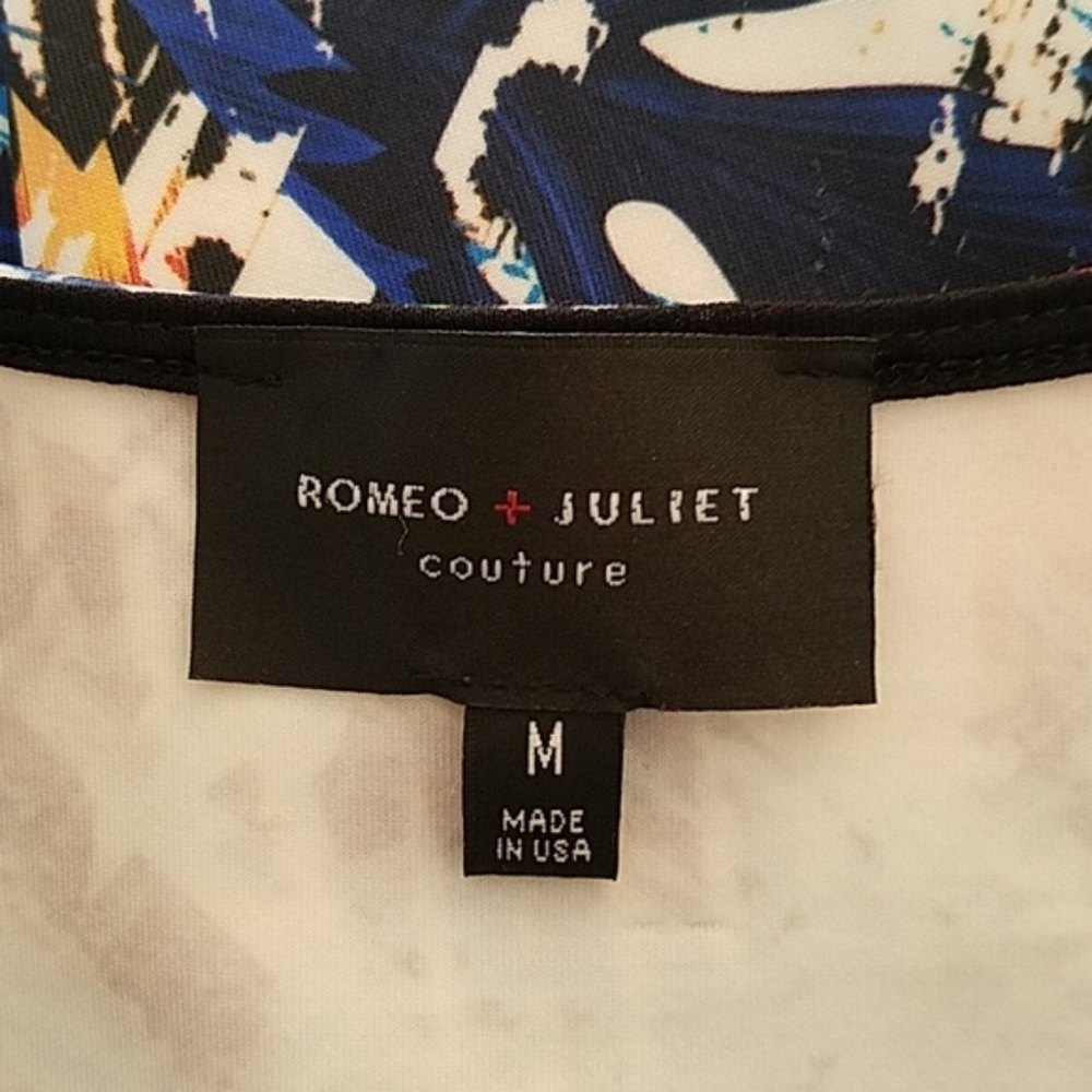 Romeo + Juliet Couture M fit‎ and flare dress halter exposed front zipper - Picture 3 of 5